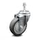 Service Caster 4 Inch Thermoplastic Rubber Wheel Swivel 3/8 Inch Threaded Stem Caster SCC SCC-TS20S414-TPRB-381615 - alternate 1